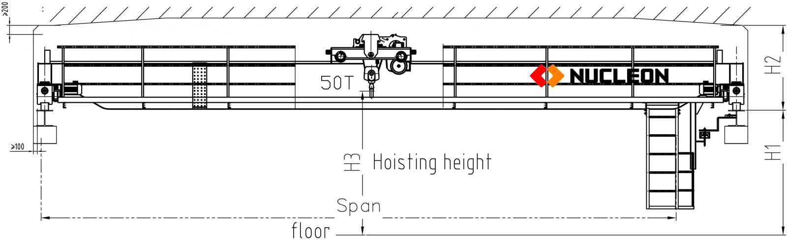 Double Girder Overhead Crane Design