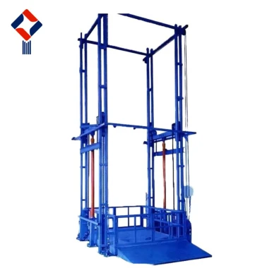 Four-rail Double-bar Hydraulic Cargo Lift